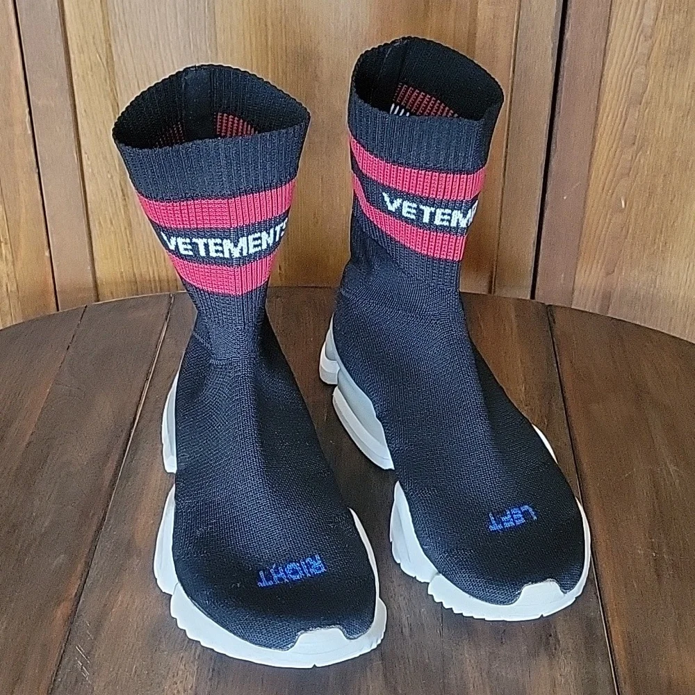 Vetements X Reebok Runner Sock Sneakers Sz 8.5